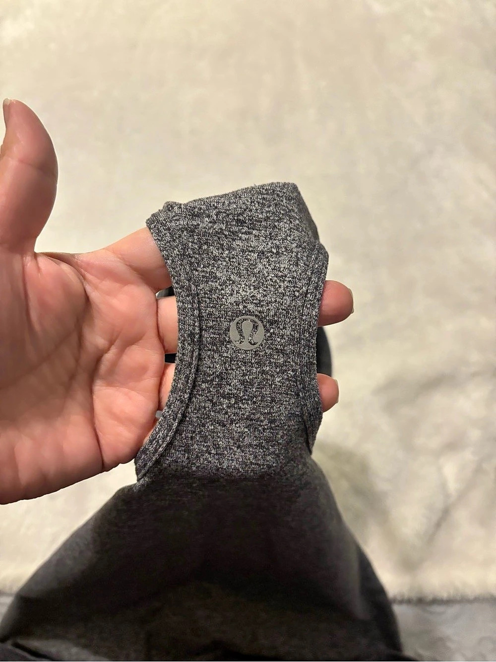 lululemon Cool Racerback II Racerback Tank Gray - Picture 3 of 3